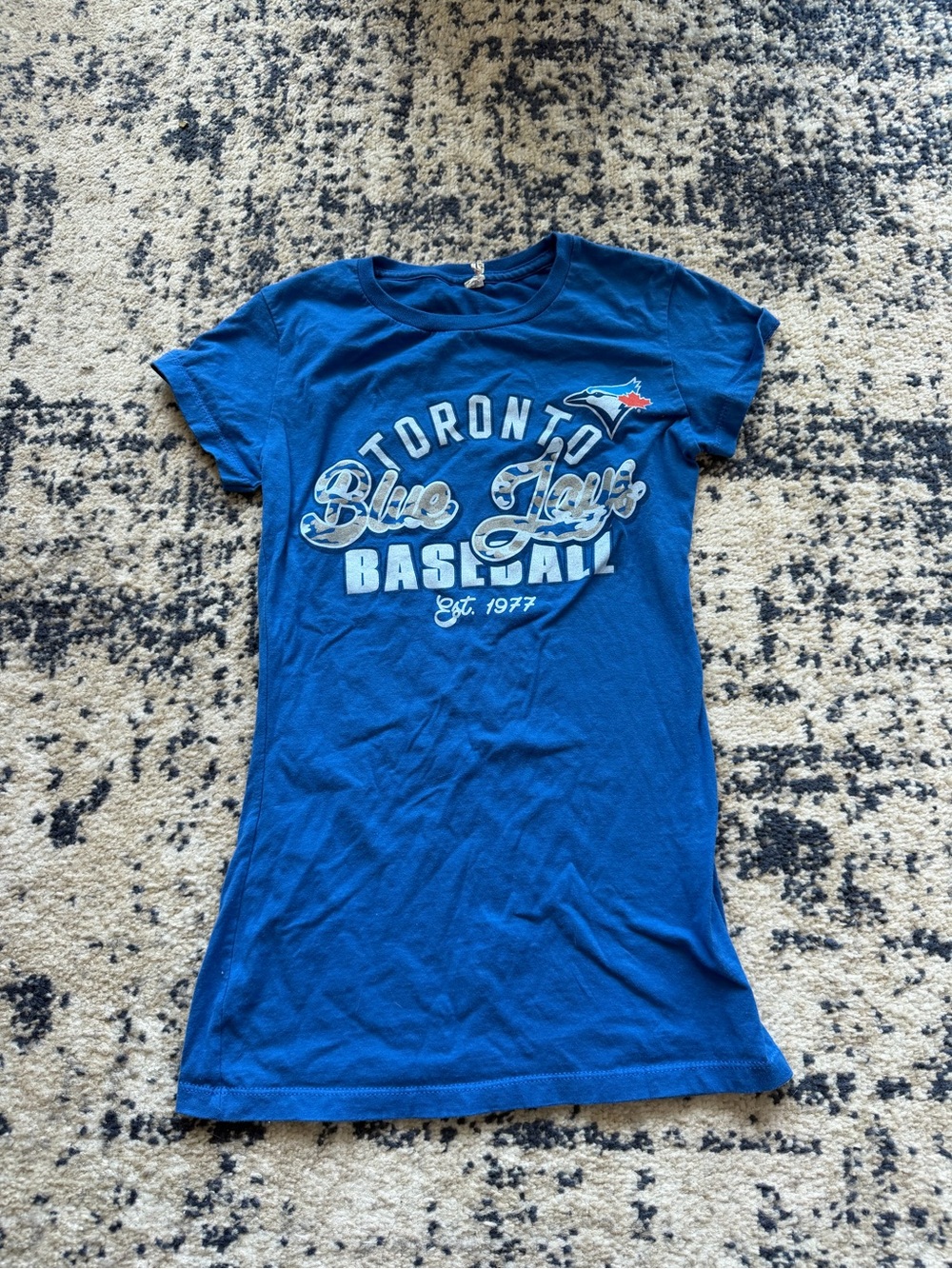 Womens Royal Blue Graphic Tee Toronto Blue Jays